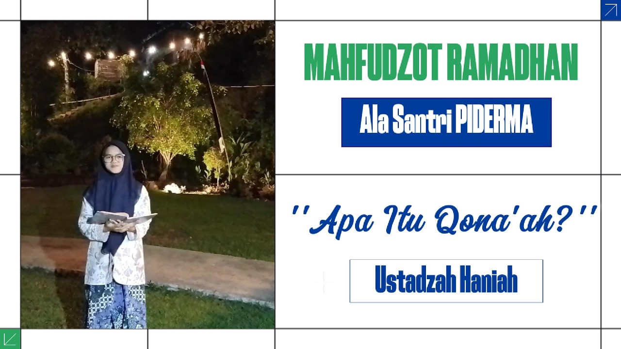 MAHFUDZOT RAMADHAN | Ustadzah Haniah