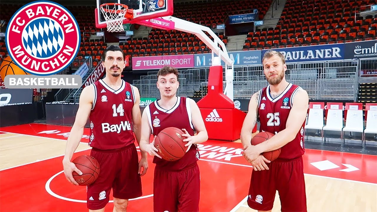 ANTON VS. FC BAYERN PROFIS | Basketball-Trickshot-Challenge