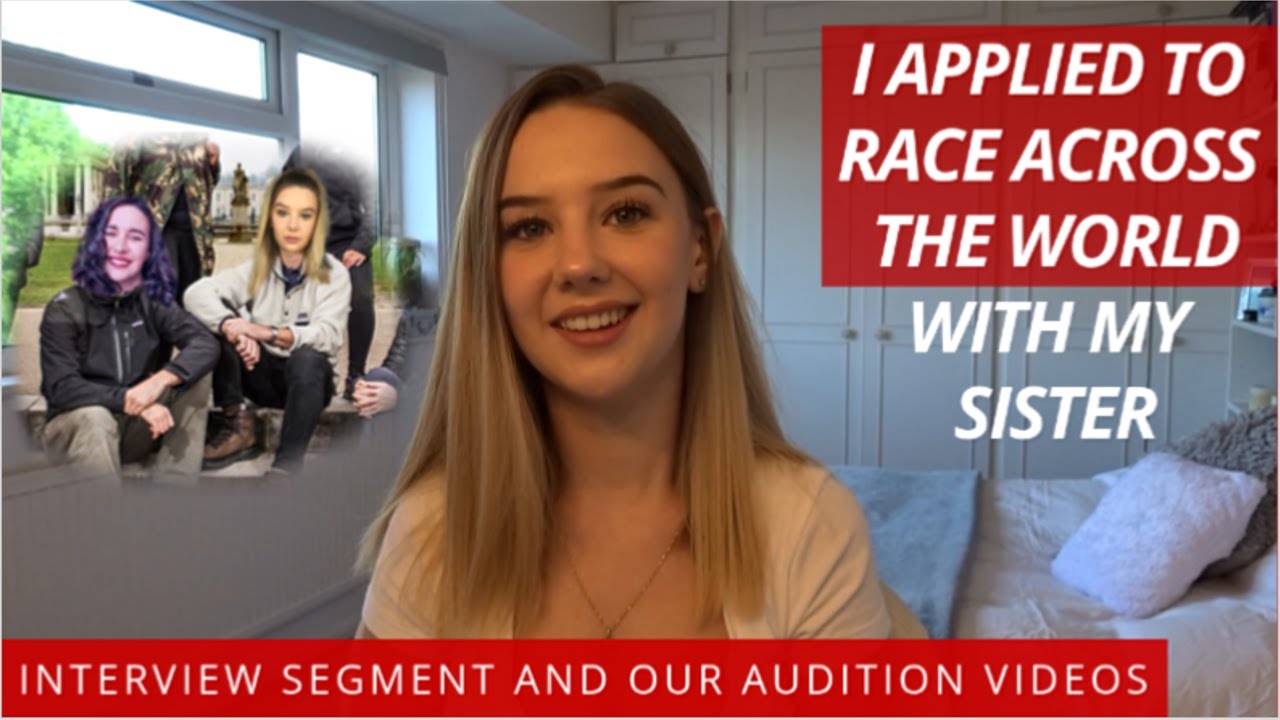 I APPLIED TO RACE ACROSS THE WORLD! ft interview segment & our audition videos | Claudia GG