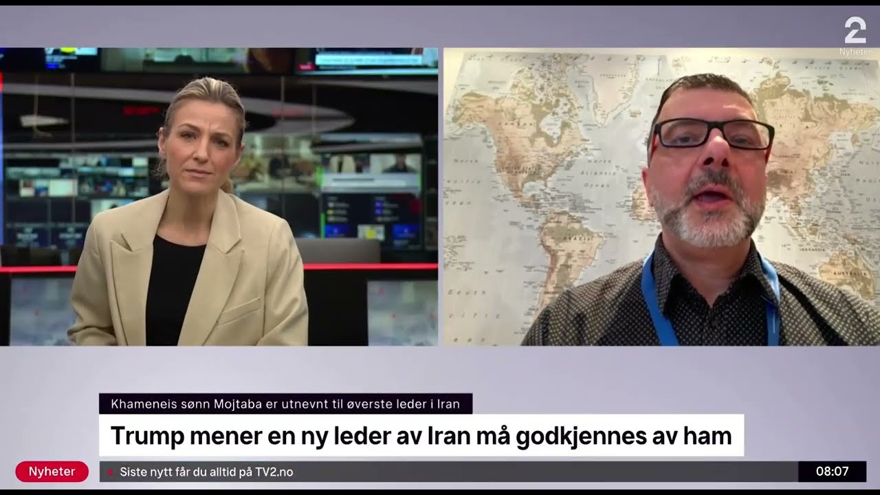 2026 03 09   Joseph Salomonsen en analyse av IRI sin nye leder Mojtaba Khamenei   TV2