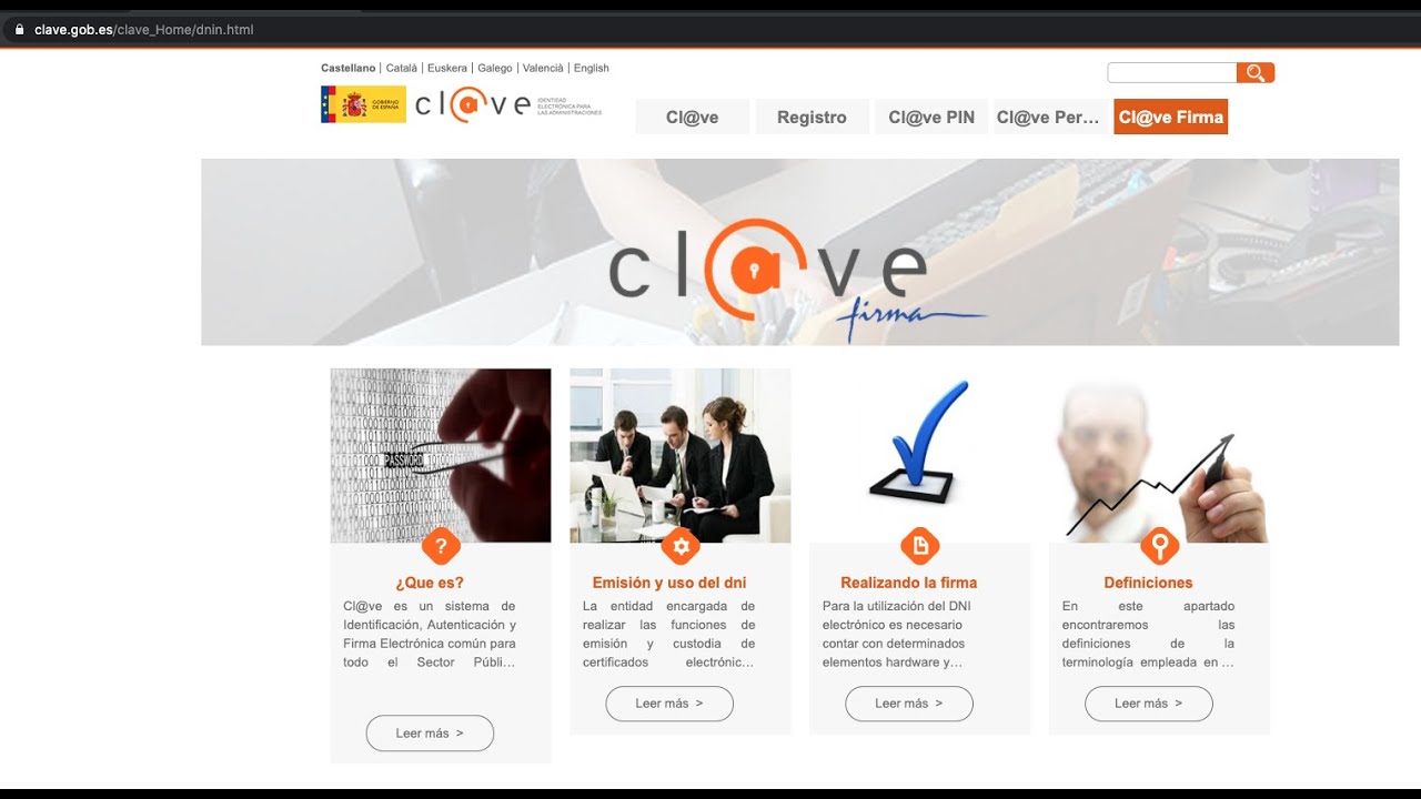 CLAVE PERMANENTE - CLAVE FIRMA