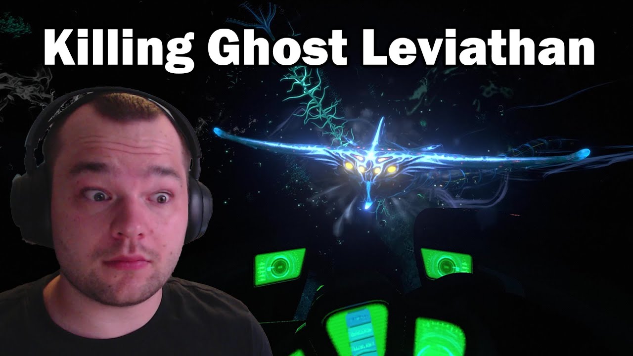 Taking down a Ghost Leviathan with a thermoblade in Subnautica