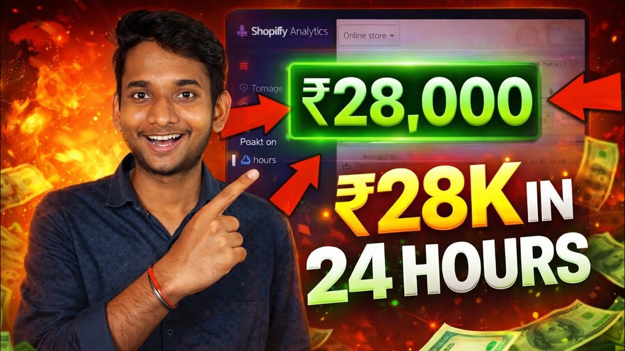 How I Made ₹28,000 in 24 Hours With International Dropshipping