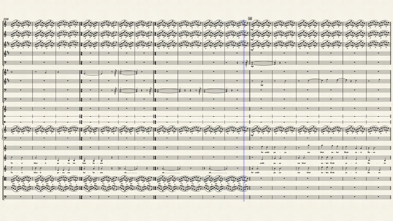 Philip Glass - The Window of Appearances (full orchestra)