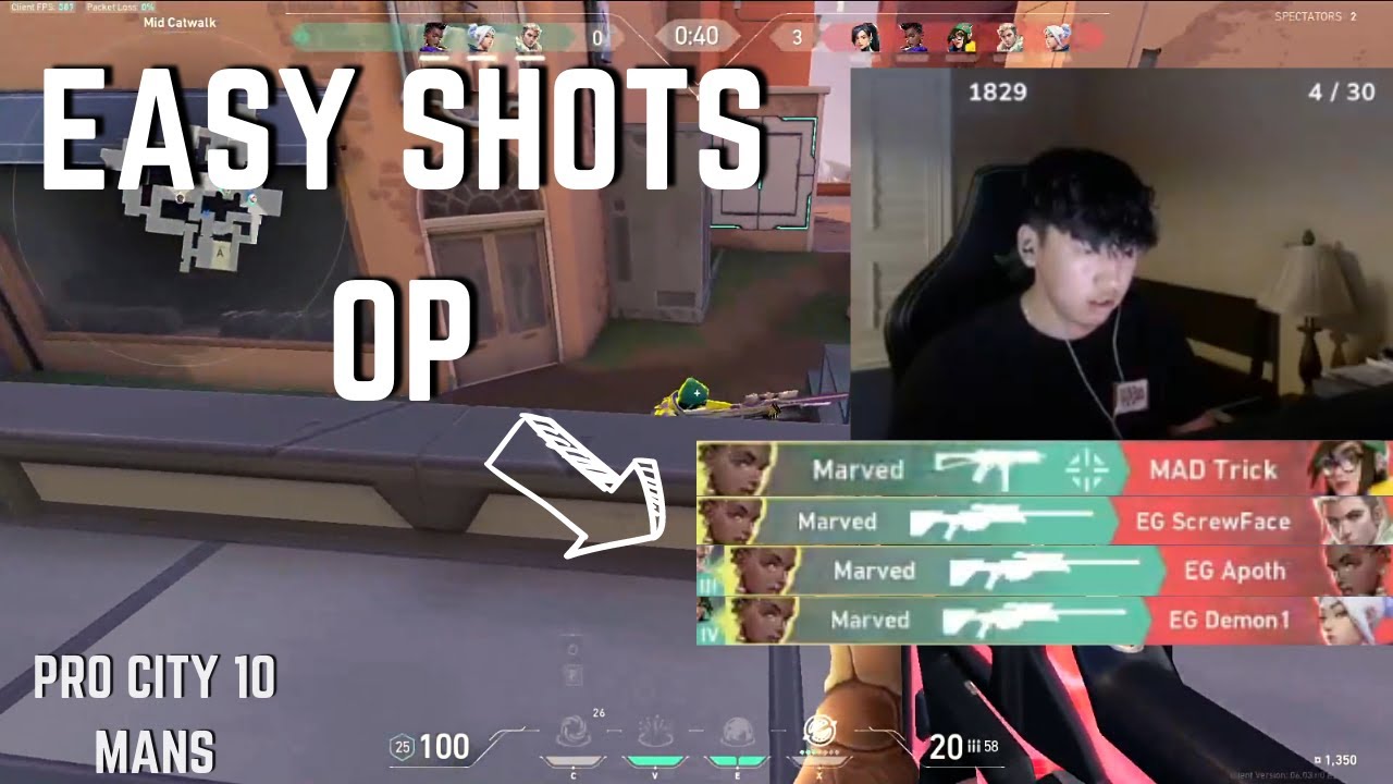 Marved Easy Shots with the OP in PRO 10 MANS | VALORANT Clips