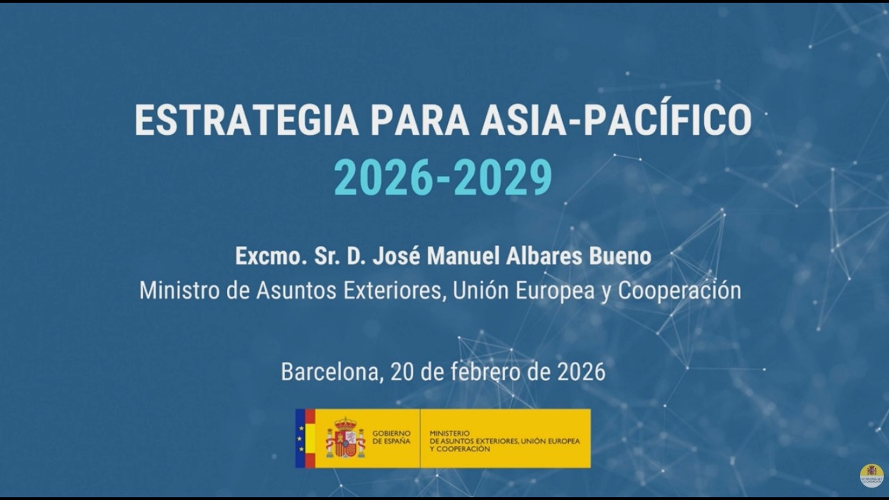 Acto de Presentación de la Estrategia Asia-Pacífico