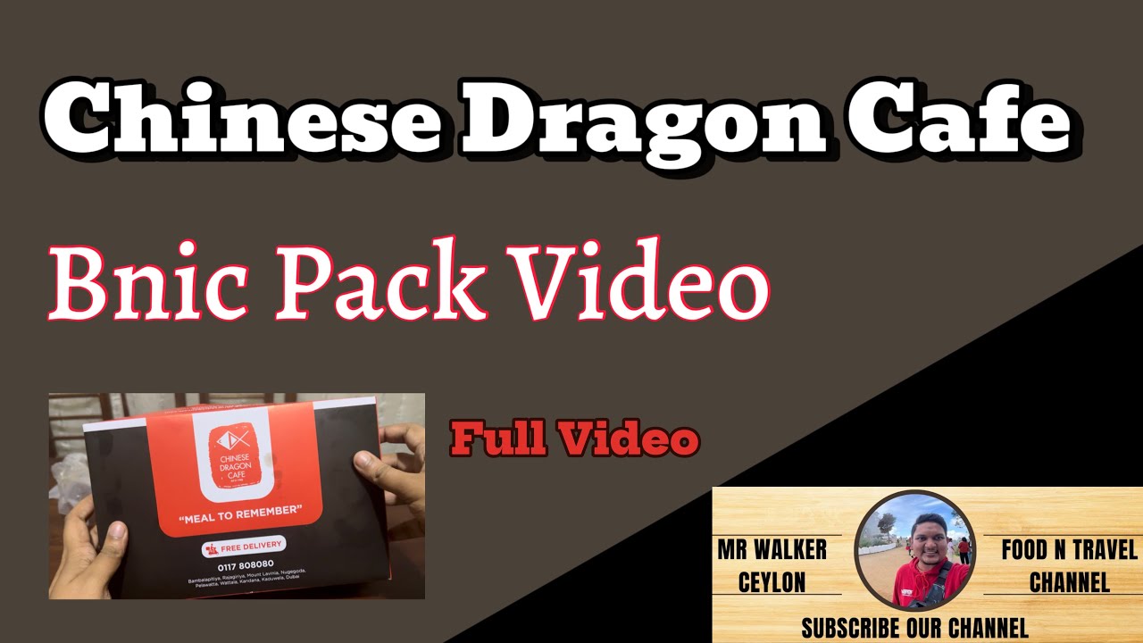 Bnic Pack From Chinese Dragon Cafe #whattoeat #wheretoeat #chinesedragon