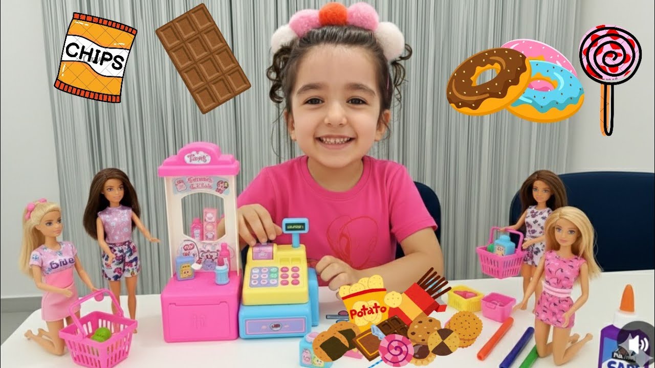 Kız oyunları ASYA İLE MARKET OYUNU ÇOCUK OYUNLARI MARKETÇİLİK OYUNLARI Barbie evcilik
