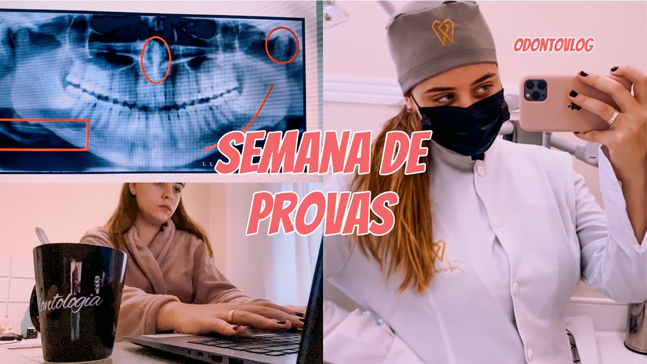 Rotina de uma estudante de odontologia- Semana de provas + oi férias | #ODONTOVLOG