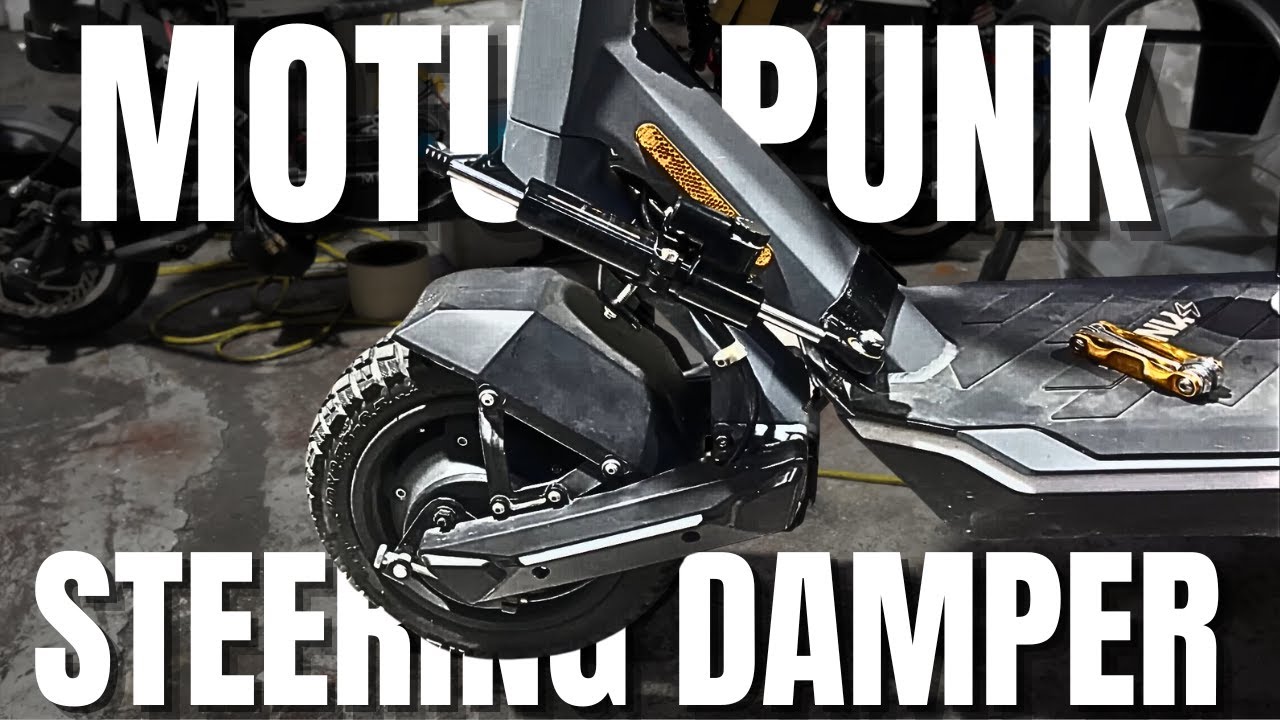 HOW TO INSTALL STEERING DAMPER ON MOTUR PUNK ELECTRIC SCOOTER