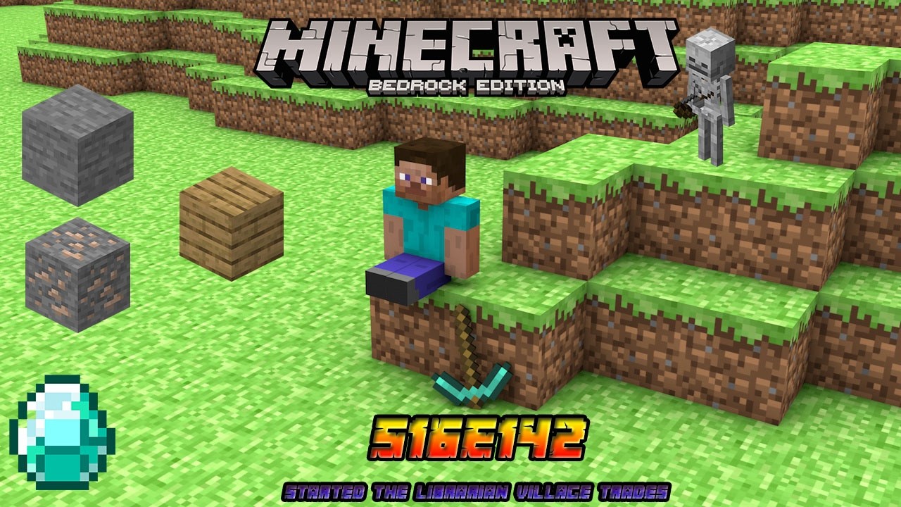 Minecraft S16E142- Started The Librarian Village Trades