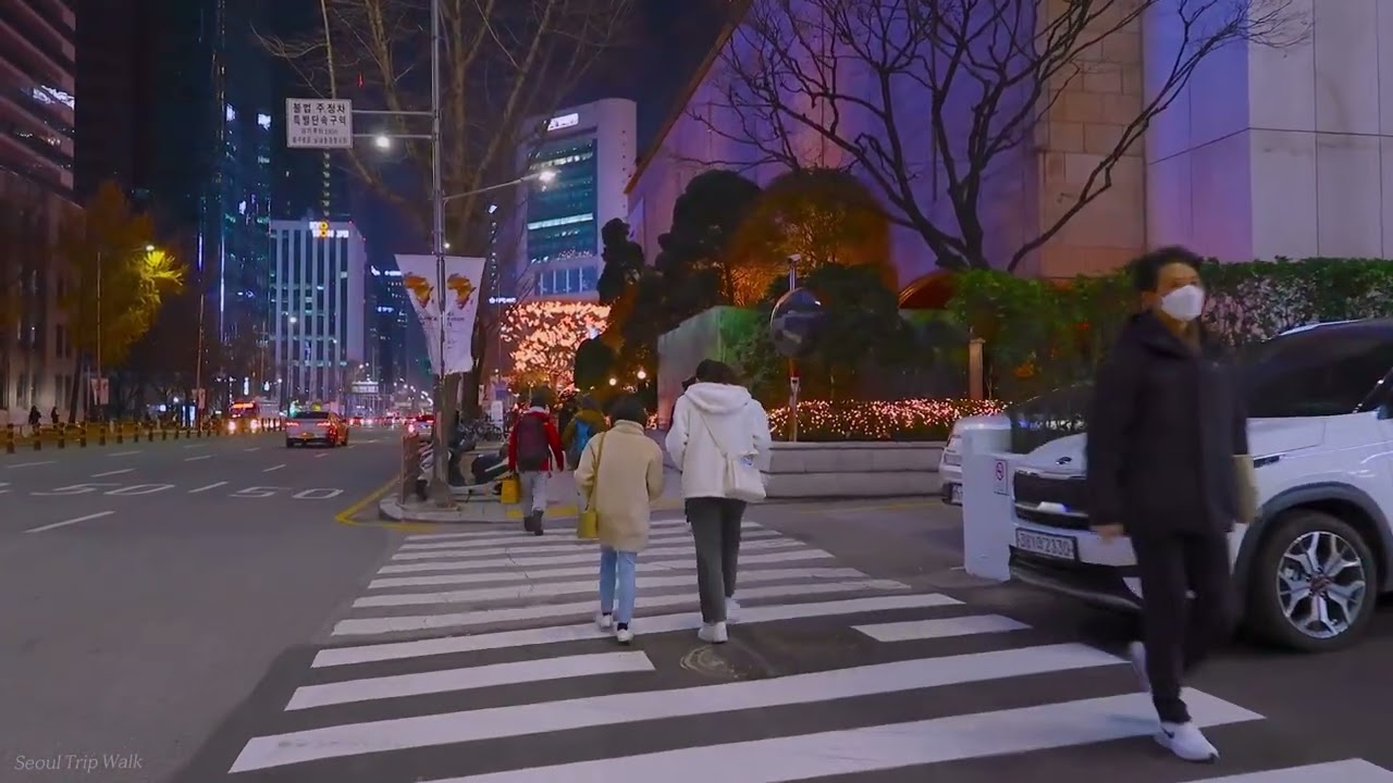 2021 X mas and year end mood walking tour in Seoul!    HDR