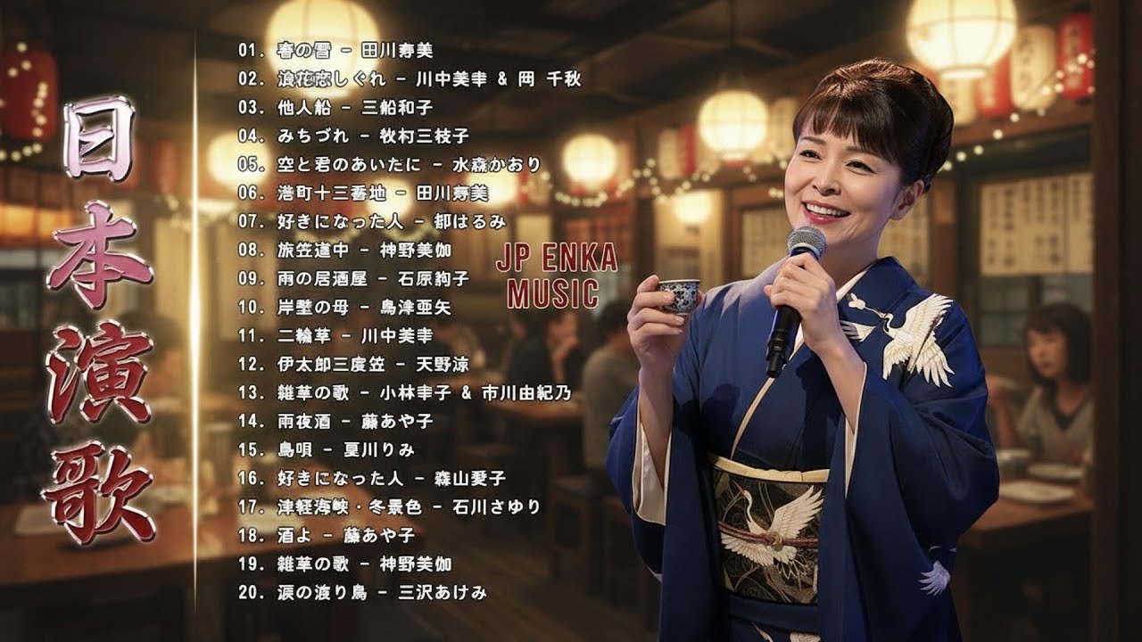 演歌 メドレー ♪♪ 日本演歌高音質 ♪♪ 日本の演歌はメドレーを叩く ♪♪ 日本演歌 の名曲 メドレー ♪♪ 經典日本演歌、流行歌 japanese enka songs