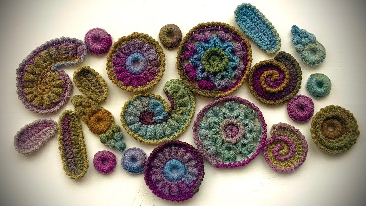 Freeform Grund Ornament 1 häkeln #häkeln #petraperle #crochet #freeform#häkelnmachtglücklich#häkeln