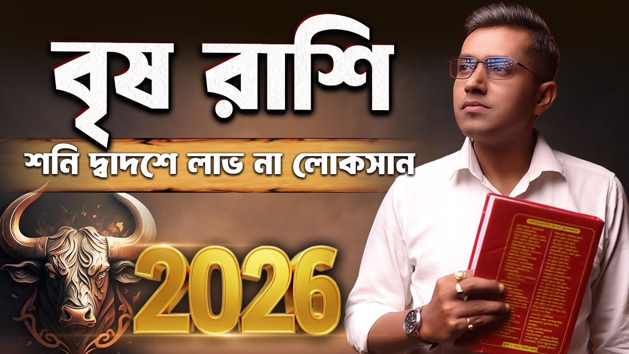 বৃষ রাশির ২০২৬ দুশ্চিন্তার? Taurus 2026 | 2026 Astrology | Astro Motivator | Samrat Chakraborty
