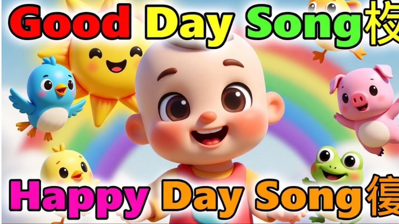 Good Day Happy Way 🌈 | New Original Kids Rhyme | Baby Songs | YouTube Kids @Lomika-w 
