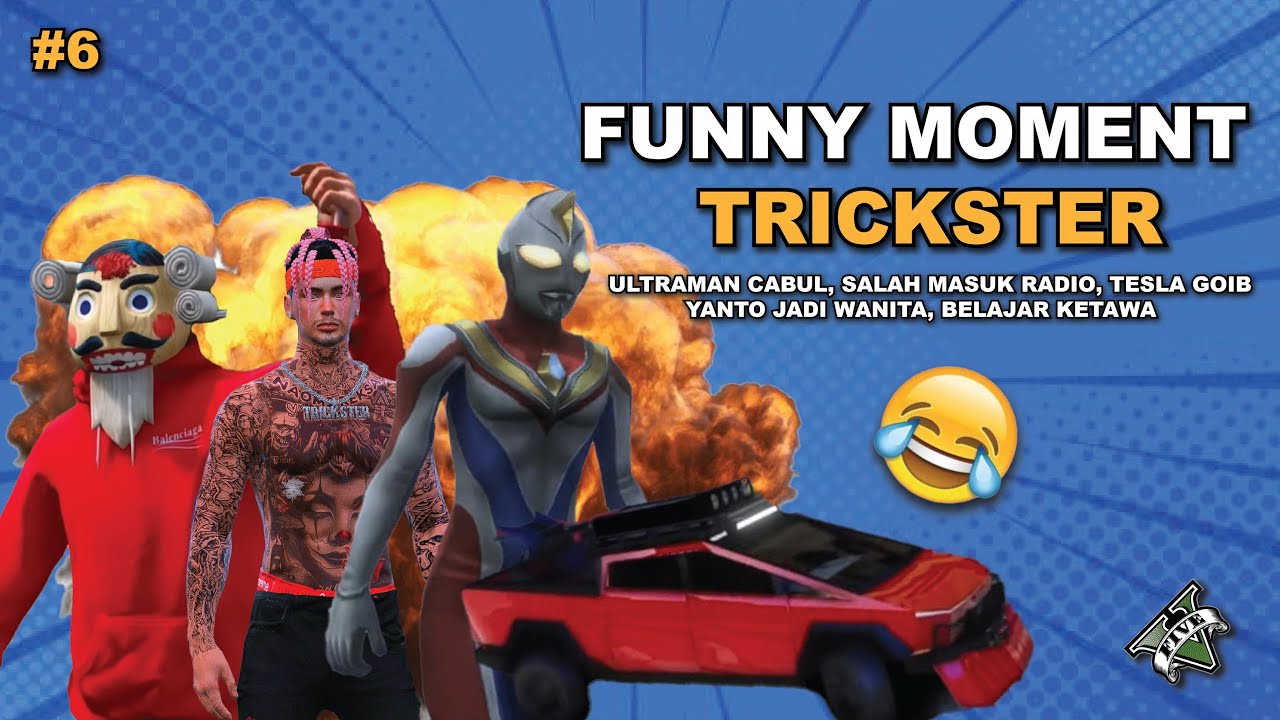 FUNNY MOMENT ANAK TRICKSTER🤣 NGAKAK KOCAK!!! | GTA V ROLEPLAY