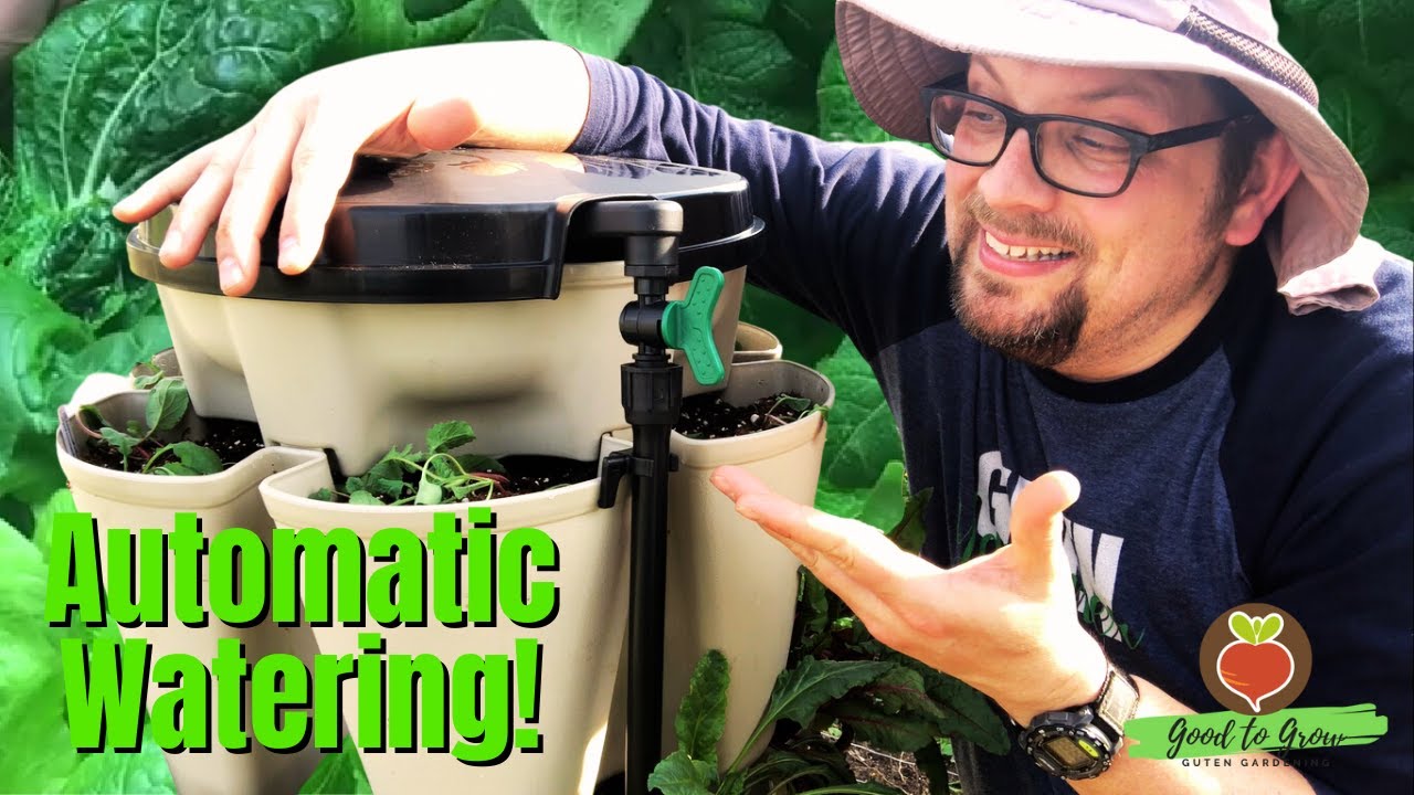 This is a Game Changer! | New GreenStalk Automatic Watering System Setup and Installation!