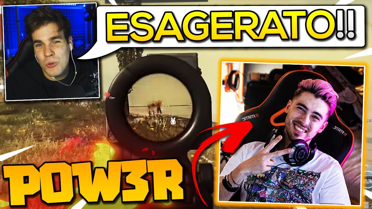 *REACTION* IL PLAYER PIÙ FORTE AL MONDO DI WARZONE !! [POW3R] #3