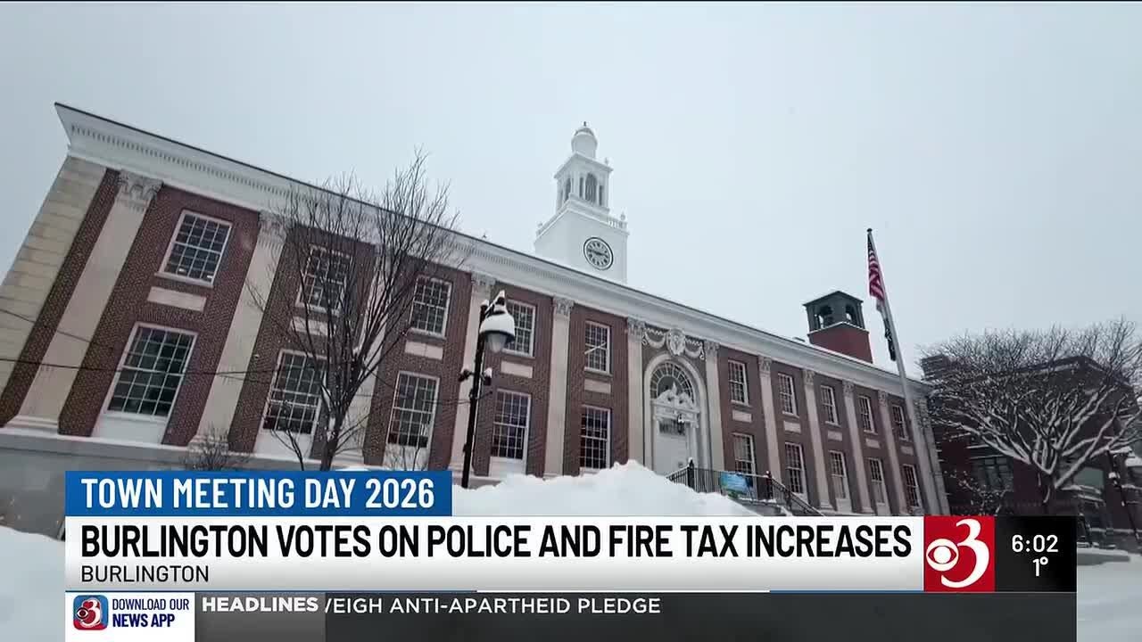 Burlington to vote on police, fire tax increases