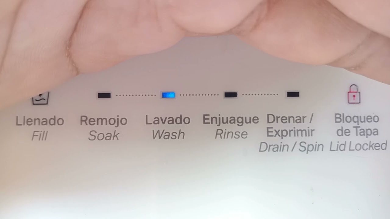 como entrar a modo diagnóstico en lavadora Whirlpool