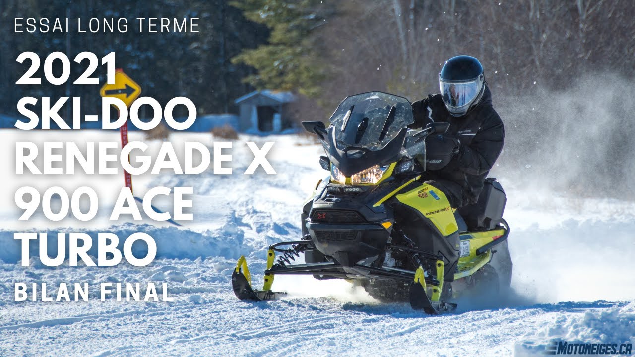 2021 Ski-Doo Renegade X 900 ACE Turbo - Bilan final essai long terme
