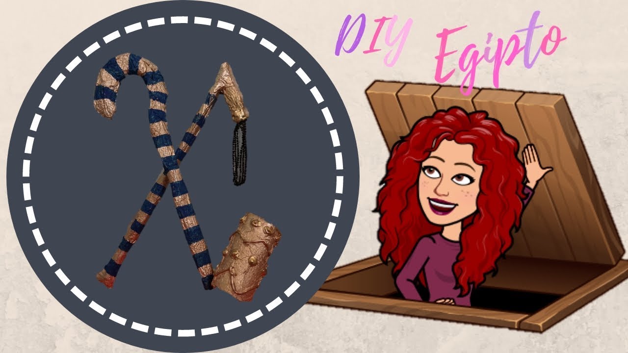 DIY EGIPTO - Cetros y brazalete