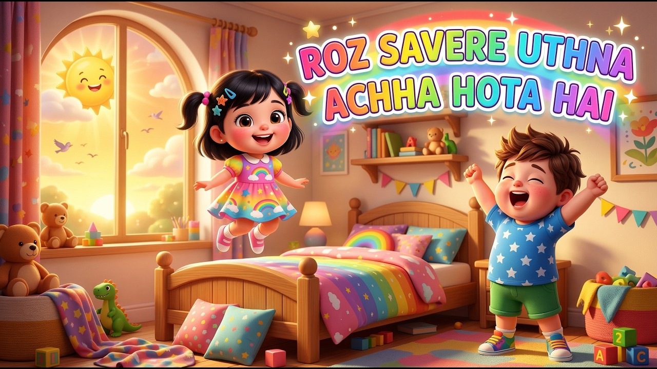 Roz Savere Uthna Achha Hota Hai | Good Habits Song for Kids | Mia & Max Kids World
