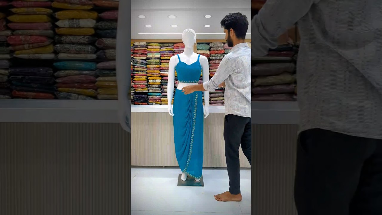 ✨new 💙indo-western dress for women |Sangeet outfit |readymade saree |wedding collection #indowestern
