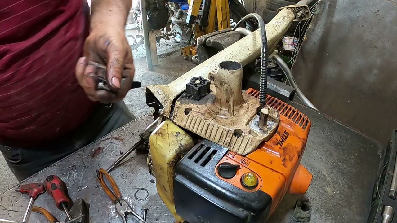 Stihl fr 480 Motorlu Tırpan Balata Tası Bilye Dağıtmış nasıl yapılır / Tırpan Gaz verince sıkışıyor