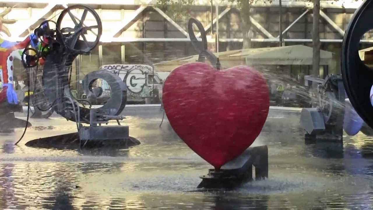 Fontaine Stravinsky - Paris - Fontaine des Automates - Centre Georges Pompidou - Kinetic fountain