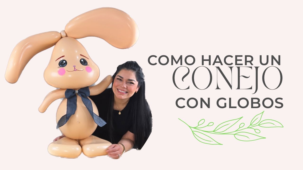 Cómo hacer un Conejo con globos #pascua #balloons #globos #easter #bunny