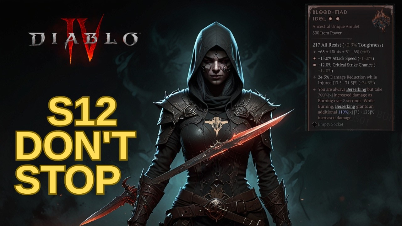 Самый быстрый старт за разбойника в Diablo 4, 12 сезон — билд «Танец ножей».