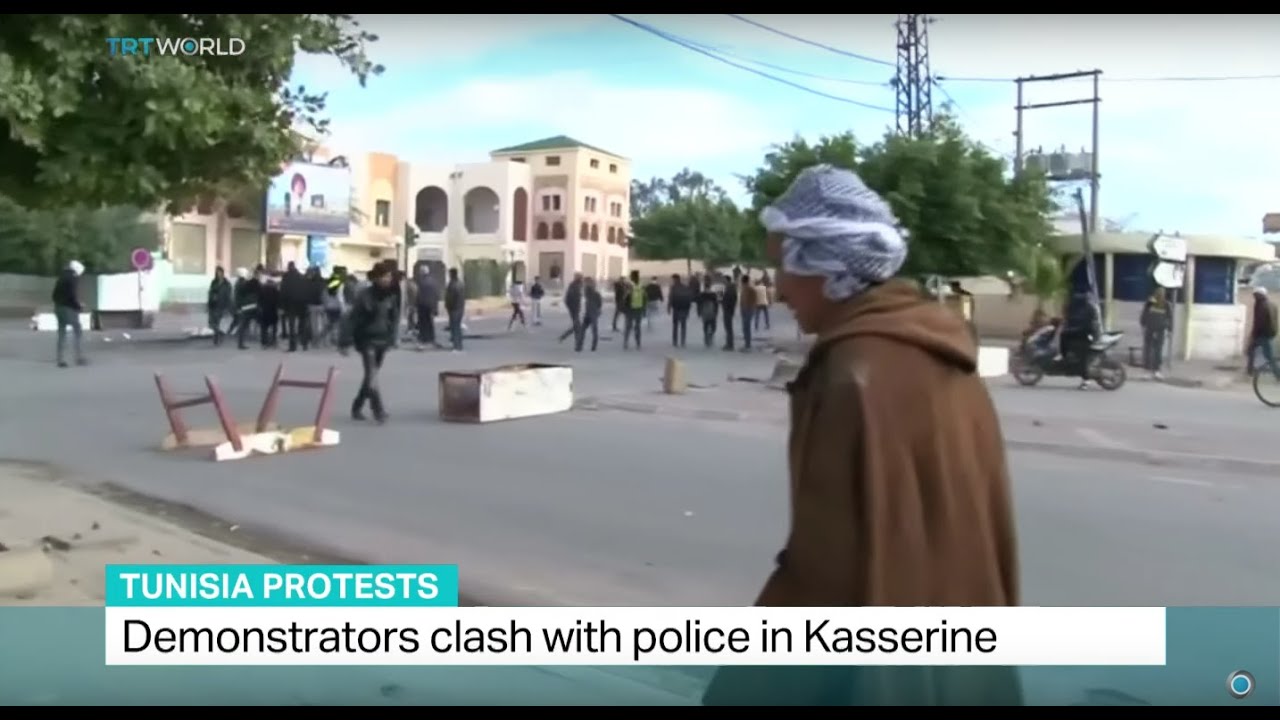 Second day of the protests in Tunisia&rsquo;s Kasserine turns violent