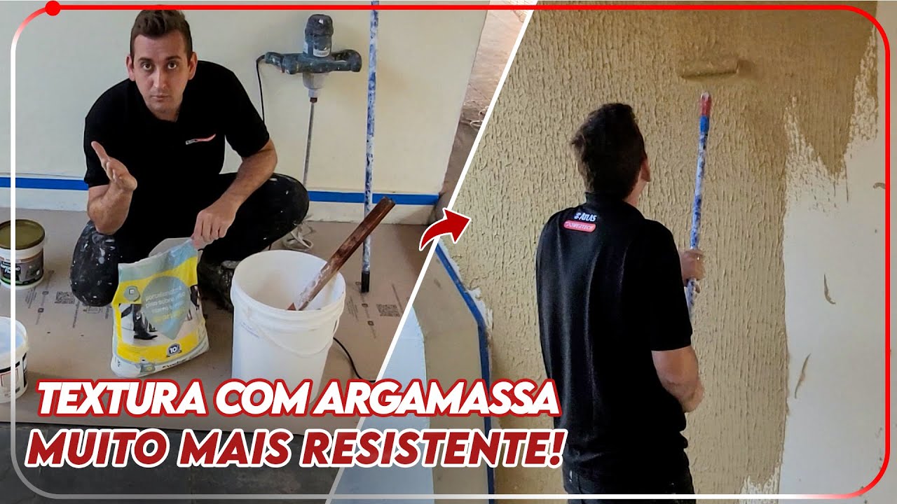 TEXTURA PARA ÁREA EXTERNA FEITO COM ARGAMASSA E CORANTE XADREZ - ECONOMIZE SEM PERDER A QUALIDADE!