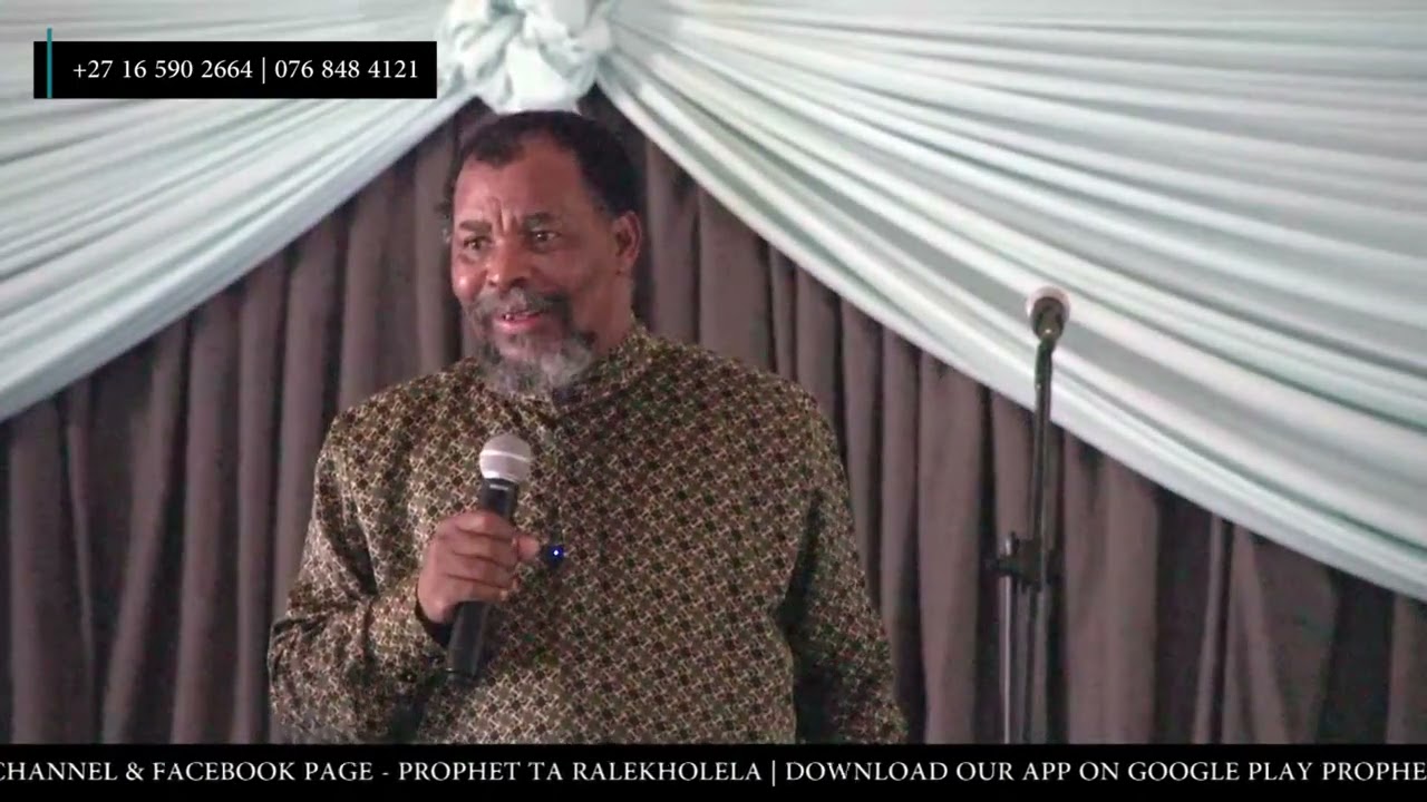 PROPHET TA RALEKHOLELA SUNDAY SERVICE 29 JAN 2023