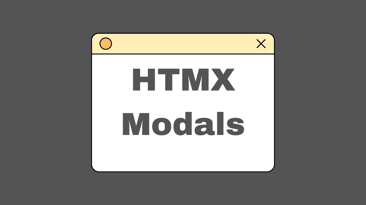 How to Create a Modal With HTMX Only (No JavaScript)