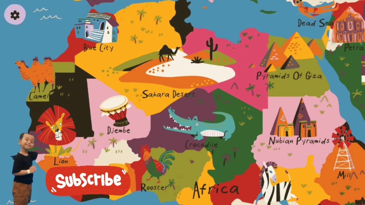 World Atlas - GHANA NIGER BURKINA FASO Learn Fun Facts Ensiklopedia Geografi 