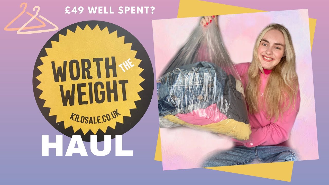 VINTAGE CLOTHING HAUL &pound;49 WELL SPEND? Worth The Weight Kilo Sale