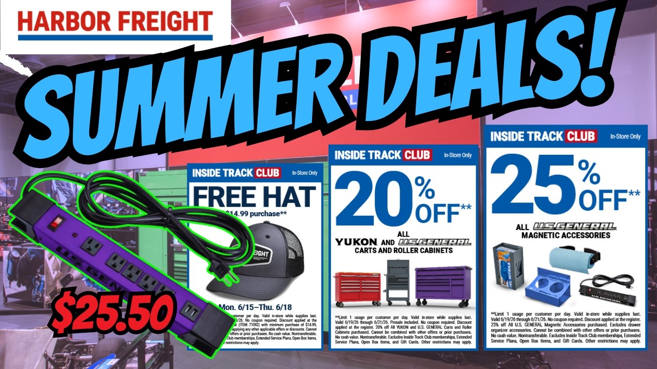 ПОСМОТРИТЕ ЭТО ДО 19 ИЮНЯ! 🛠️ СКИДКА 20% НА U.S. General И Yukon (Дни хранения) #harbro #harborfr...