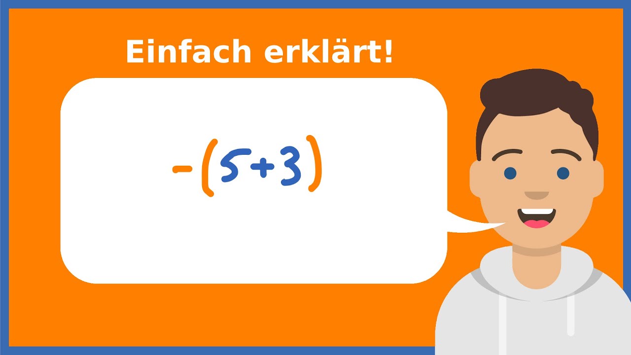 Minusklammerregel (einfach erklärt) | Herr Locher