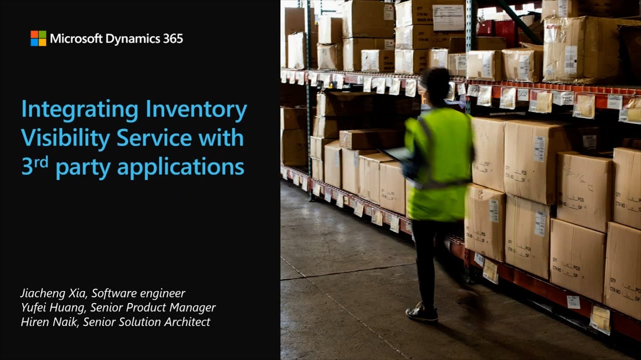 Integrating Inventory Visibility Service with 3rd party applications - TechTalk