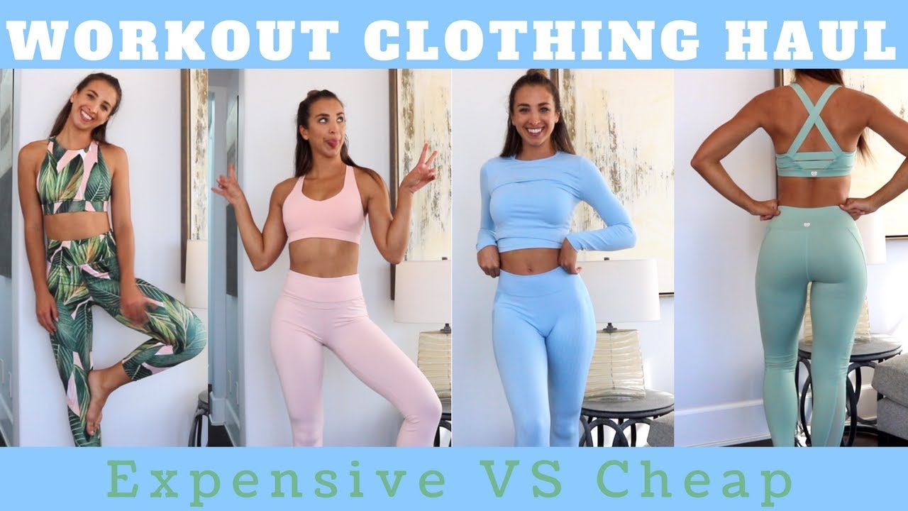 Workout Clothing Haul | Expensive vs CHEAP Sets
