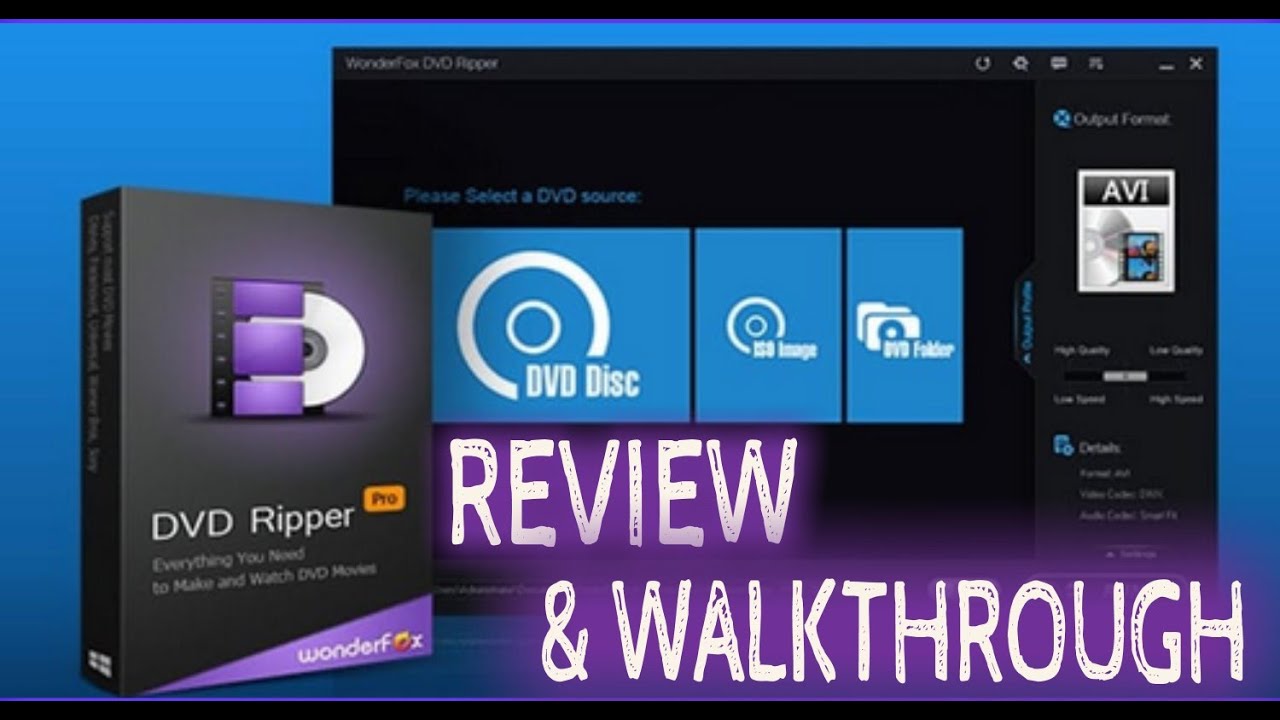 DVD RIPPER PRO by Wonderfox | Walkthrough & Review