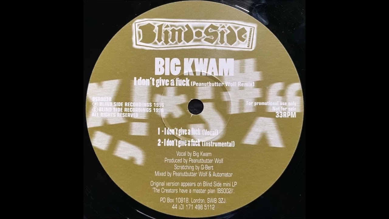 Big Kwam - I Don't Give A Fuck (Remix)