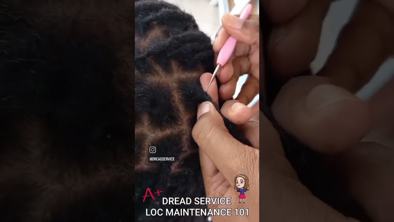 how to crochet Retwist/Loc maintenance #locs