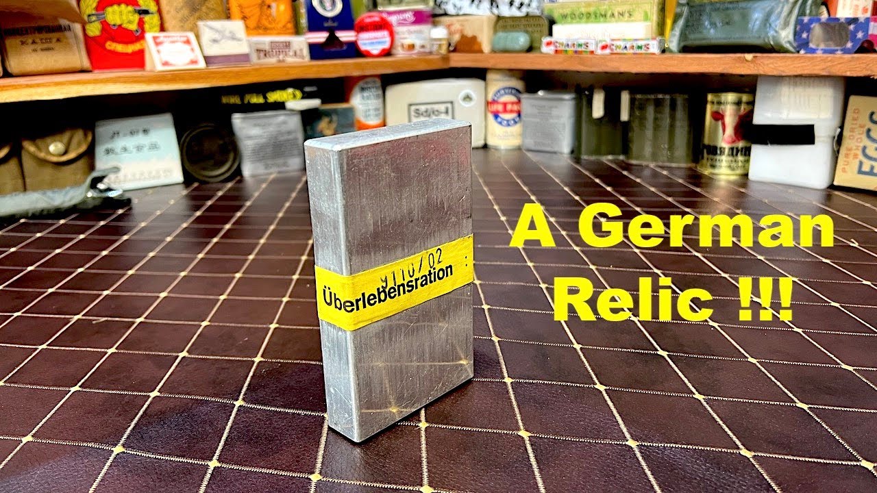 RARE 1977 Vintage German Military Survival Ration UBERLEBENSRATION