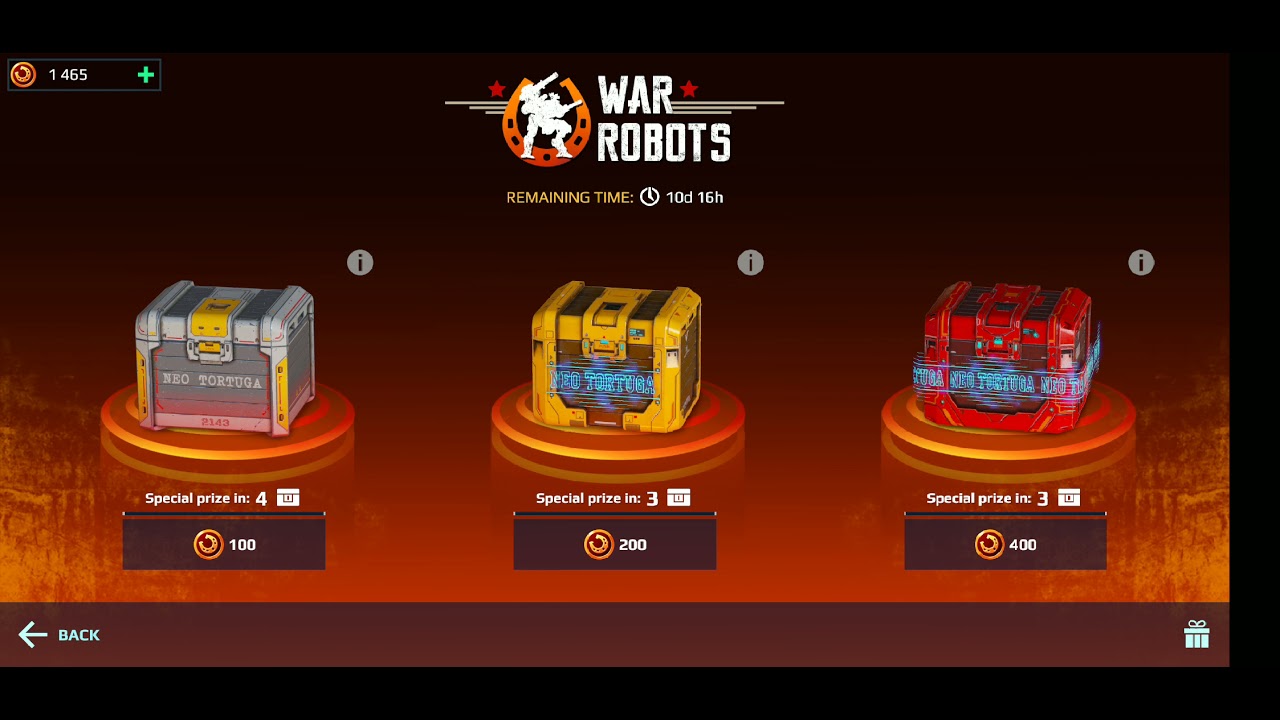 War Robots Special Delivery - Crate Opening for 100 and 200 Coin Crate - April 2021