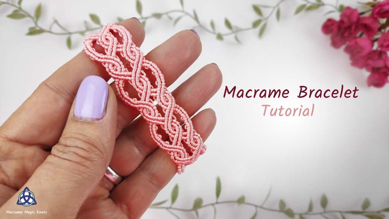 MACRAME BRACELET TUTORIAL - Double Celtic Pattern