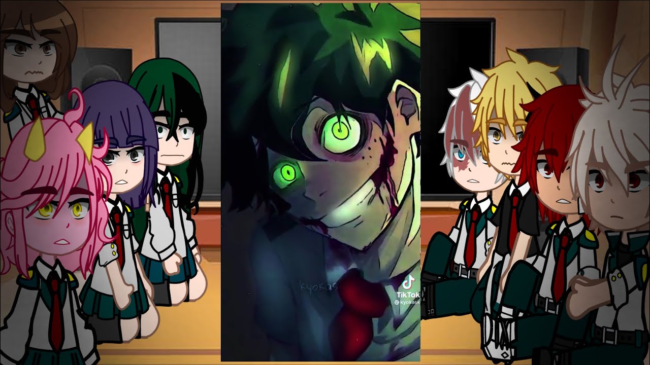 Bnha students react to FORGOTTEN VILLAIN DEKU🖤💚 [] ~Emi Hani~